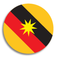 oldtown icon flag sarawak